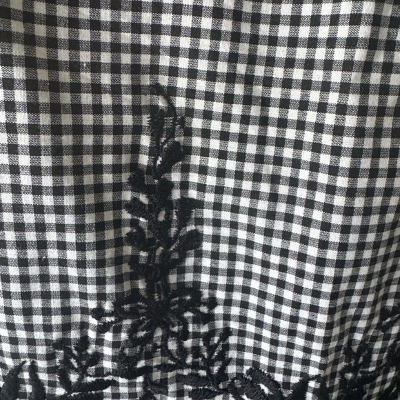 Karen Kane Gingham Skirt with Embroidered Accents - Picture 2 of 6